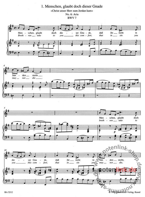 Bach, Johann Sebastian Das Arienbuch Arien aus den Kantaten für Alt